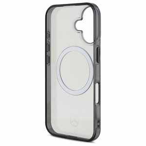 Mercedes Printed Logo MagSafe Suojakuori iPhone 16:lle - kirkas