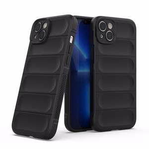 Magic Shield Kotelo tapauksessa iPhone 14 Plus joustava panssaroitu kansi musta