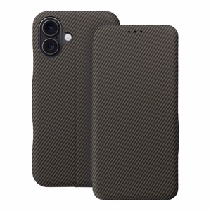 Flip-suojakuori iPhone 16 PLUS:lle Folio Side Magnet ruskea
