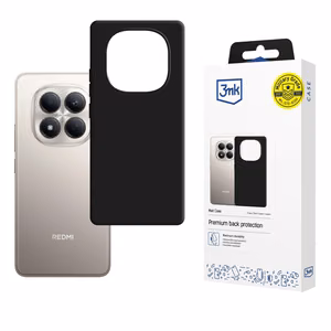 3mk Matt Case Xiaomi Redmi Note 15 Pro 4G:lle - matta musta