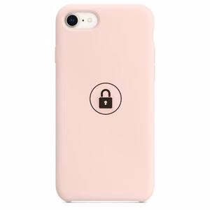 Puhelimen suojakuori "Silicone Case" mallille Apple iPhone SE 2020 / Pink Sand / pakkauksessa