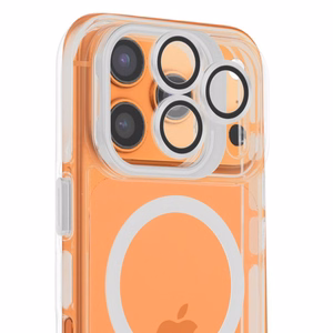Case for iPhone 15 PRO Lens Mag Cover compatible with MagSafe white