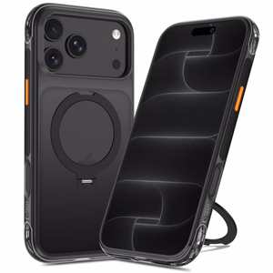 Tech-Protect MagAir Stand MagSafe CC  iPhone 18 Pro Max / 17 Pro Max kuori, mattamusta