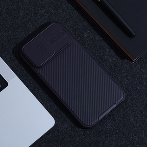Nillkin CamShield Pro Case iPhone 14 Pro Max panssaroitu kansi kameran suojus sininen
