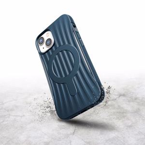 Raptic X-Doria Clutch Case iPhone 14 MagSafe takakuori sininen