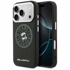 Karl Lagerfeld Point & Karl Sketch MagSafe Suojakuori iPhone 17 Prolle - Musta