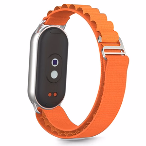 Tech-Protect Nylon Pro Xiaomi Smart Band 8/9/10/NFC oranssi