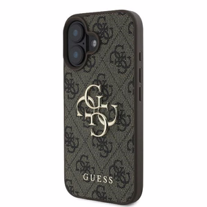 Guess 4G Big Logo kotelo iPhone 16 - ruskea