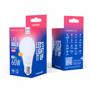 Forever Light LED-polttimo E27 A60 7W 806lm 6000K luokka E