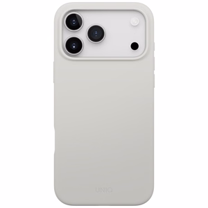Uniq Lino Magclick Charging Suojakuori iPhone 17 Pro Max:lle - harmaa