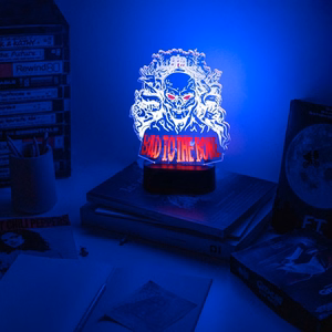 Stranger Things Bad To The Bone LED-yövalo, 16 × 24 cm