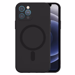 Tel Protect MagSilicone Case for iPhone 15 Pro Black