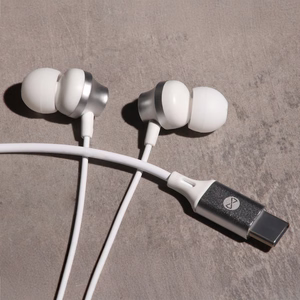 Forever langalliset kuulokkeet EP-02 USB-C, valkoiset