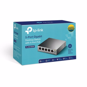TP-Link 5-Port Gigabit pöytämallinen PoE-verkkokytkin with 4-Port