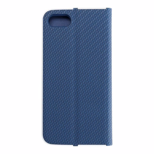 Flip-suojakuori iPhone 7 / 8 / SE 2020 / SE 2022:lle Luna Book Carbon sininen