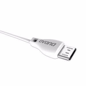 Dudao micro USB -kaapeli 2.4A 2m valkoinen (L4M 2m white)