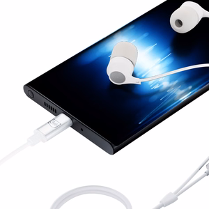 Kuulokkeet 3mk Wired Earphones USB-C valkoinen
