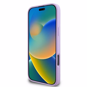 Guess Suojakuori iPhone 16 Pro Max 6,9 GUHMP16XPSAPSMEU Saffiano Peony Classic Logo violetti MagSafe