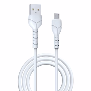 Devia cable Kintone EC144 USB - MicroUSB 1,0 m 2,1A white