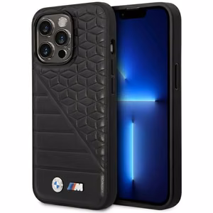 BMW Bi Pattern Suojakuori iPhone 14 Pro 6.1":lle - musta