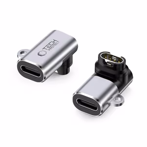Tech-Protect Ultraboost USB-C Angle Adapter for Garmin Watch - Gray