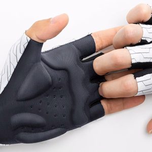 Rockbros MTB cycling gloves size: S - white and black