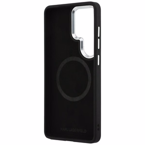 Karl Lagerfeld Suojakuori Perforated KL MagSafe Samsung Galaxy S26 Ultra:lle ruskea