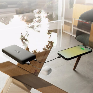 SBS Infinity Power Bank 10000mAh 10W LiFePo₄ USB-A USB-C - musta