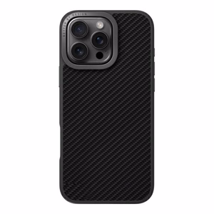 Uniq Keva Max Magclick lataava Suojakuori iPhone 16 Pro:lle - musta