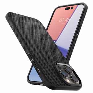 Spigen Liquid Air iPhone 14 Pro kotelo - Matta musta