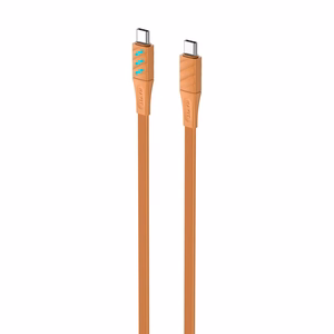 Havit CB6254 - USB Type C - USB Type C -latauskaapeli, 1 m (oranssi)
