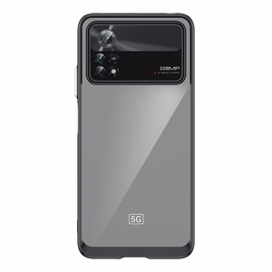 Outer Space Kotelo Xiaomi Poco X4 Pro 5G kansi joustava kehys musta