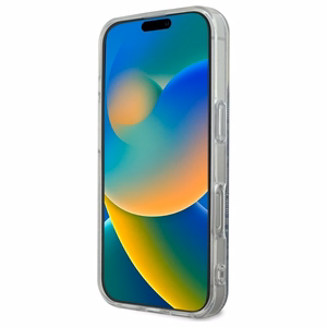 Guess IML 4G MagSafe Suojakuori iPhone 16 Pro:lle - sininen