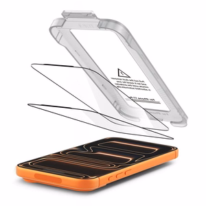 Tech-Protect Quick Set+ 2-pack tempered glass for iPhone 17 Pro Max - black