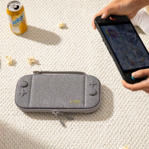 Tech-Protect Slim Pouch Nintendo Switch 2:lle - harmaa