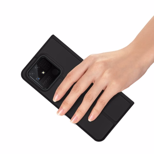 Dux Ducis Skin Pro Holsterin suojus läpällä Realme Narzo 50A musta