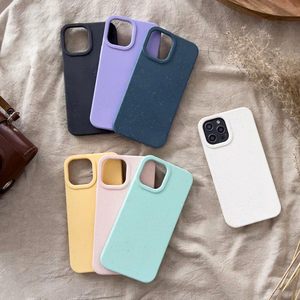 Eco Case Kotelo iPhone 12 Pro Max Silikonisuojus Puhelinsuoja Keltainen