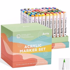 Akryylimarkerit ARRTX 90B, 90 väriä, maisemavärit