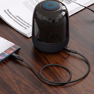 Acefast äänikaapeli USB-C 3.5mm Mini Jack (uros) 1.2m AUX musta