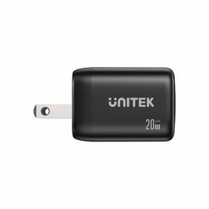 UNITEK 2x GAN 20 W verkkolaturi, musta