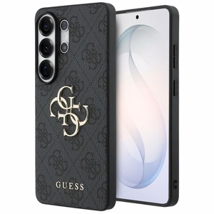Guess 4G Big Metal Logo Suojakuori Samsung Galaxy S26 Ultra musta