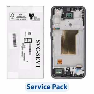 ServicePack LCD-näyttö SAMSUNG A35 5G A356B GH82-34221A yönsininen