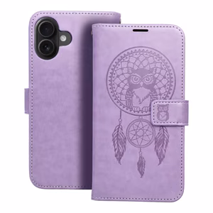 MEZZO kirjakotelo IPHONE 16 Plusille unisuodatin violetti