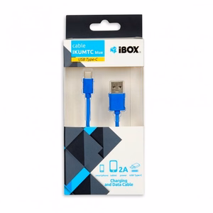 iBox IKUMTCB USB-kaapeli 1 m USB 2.0 USB A USB C sininen