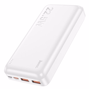 Varavirtalähde Hoco J101A PD 20W+Quick Charge 3.0 22.5W 20000mAh, valkoinen