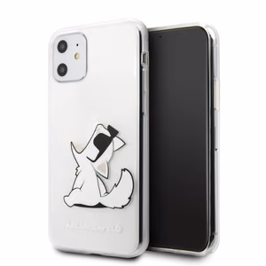 Karl Lagerfeld Choupette Fun iPhone 11 / Xr Suojakuori - Läpinäkyvä