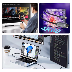 Wozinsky USB-C - HDMI 4K 60Hz Kaapeli 1,8m - Musta