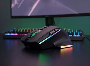 Mars Gaming MMWVECTOR optinen oikeakätinen hiiri, langaton RF, Bluetooth ja USB Type-A, 12000 DPI