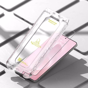 Ringke Easy Slide 2-pack Karkaistu lasi Samsung Galaxy S25 Edge:lle - läpinäkyvä