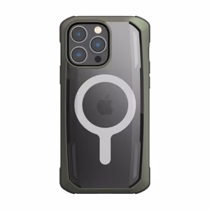Raptic X-Doria Secure Case iPhone 14 Pro MagSafe panssaroitu suojus vihreä